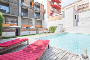 Отель My Space Barcelona Pool Garden Apartments  Барселона